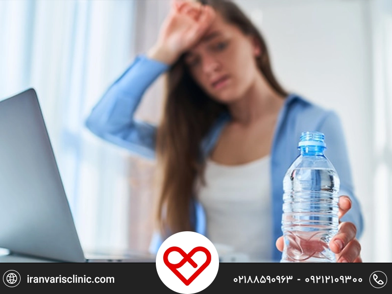 تأثیر کم‌آبی بدن بر گردش خون و تشدید واریس